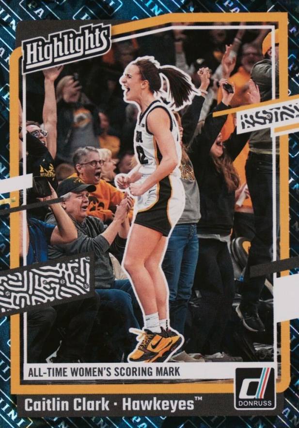 2024 Panini Caitlin Clark Collection Highlights Caitlin Clark #H10 Basketball Card