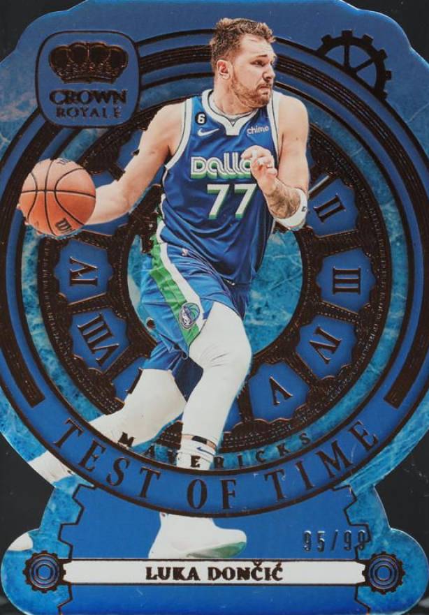 2023 Panini Crown Royale Test of Time Luka Doncic #4 Basketball Card