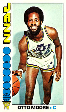 1976 Topps Otto Moore #106 Basketball Card