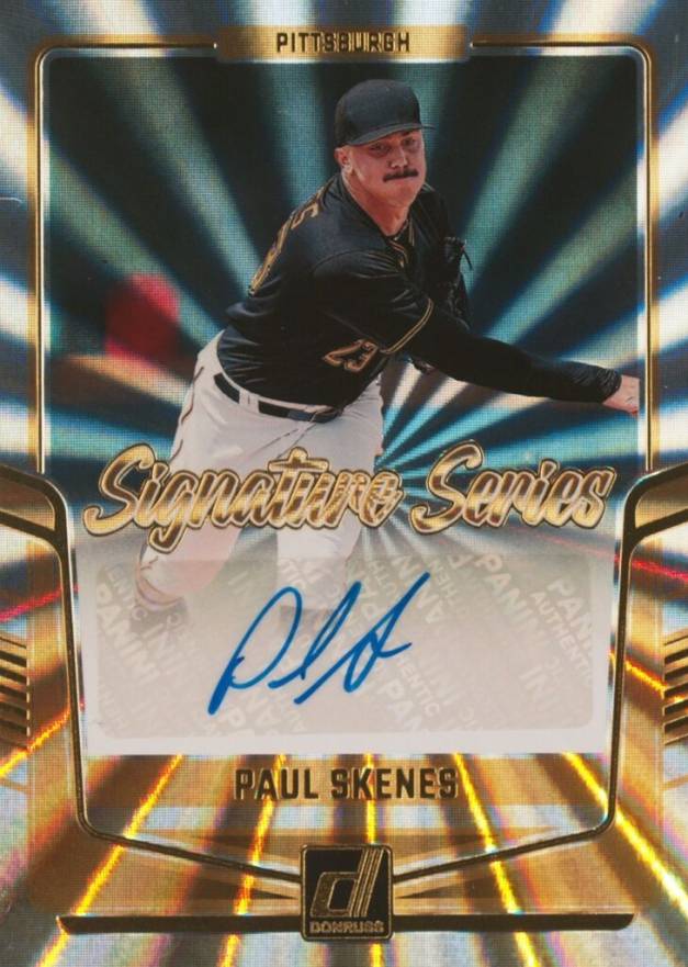 2024 Panini Donruss Signature Series Paul Skenes #SSPS Baseball Card