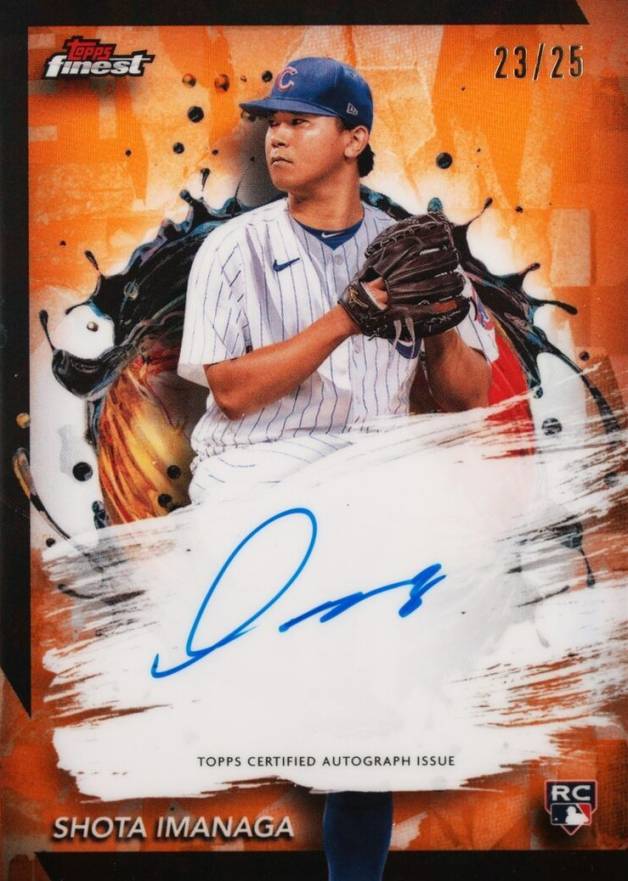 2024 Topps Finest Finest Autographs Shota Imanaga #FASI Baseball Card