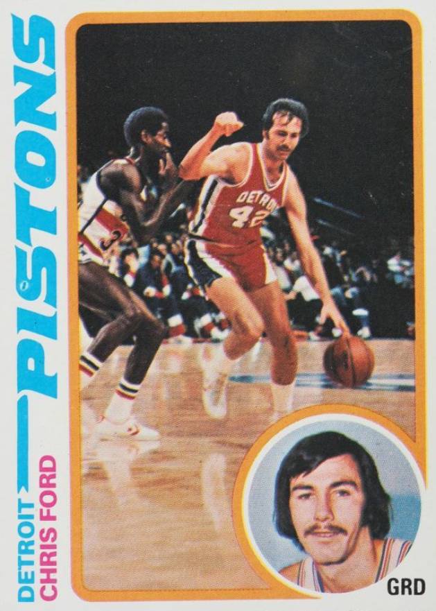 1978 Topps Chris Ford #15 Basketball Card