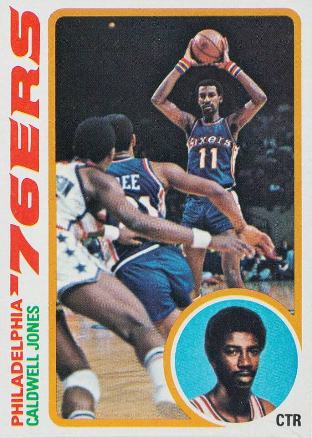 1978 Topps Caldwell Jones #103 Basketball Card