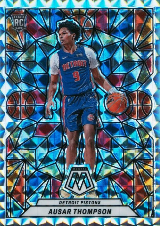 2023 Panini Mosaic Stained Glass Ausar Thompson #1 Basketball Card