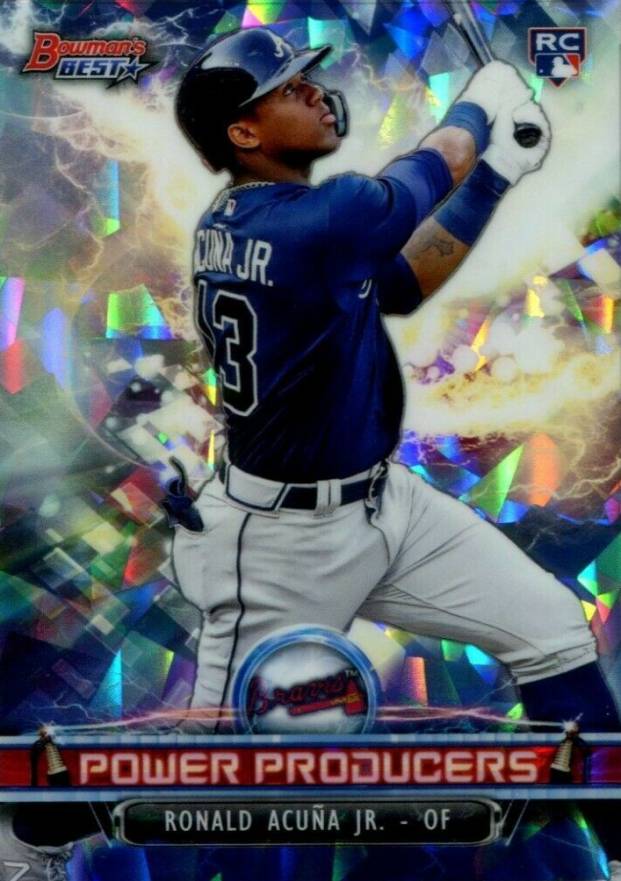 2018 Bowman's Best Power Producers  Ronald Acuna Jr. #PPRAJ Baseball Card