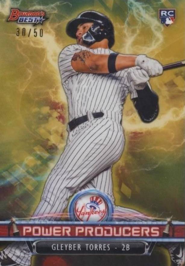 2018 Bowman's Best Power Producers  Gleyber Torres #PPGT Baseball Card