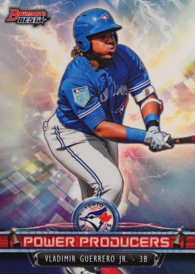 2018 Bowman's Best Power Producers  Vladimir Guerrero Jr. #PPVGJ Baseball Card