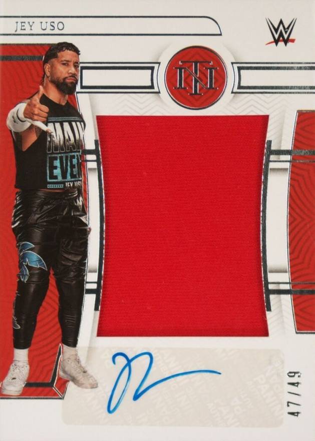 2023 Panini Chronicles WWE National Treasures Memorabilia Autographs Jey Uso #NTUSO Other Sports Card