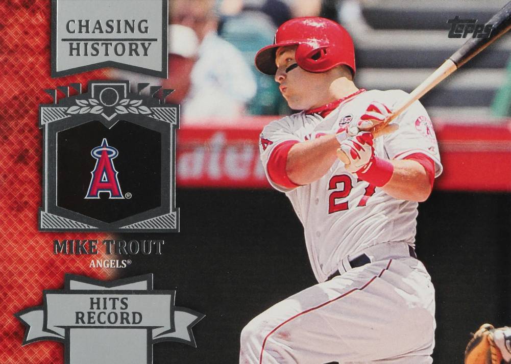 2013 Topps Update Chasing History Mike Trout #CH-121 Baseball Card