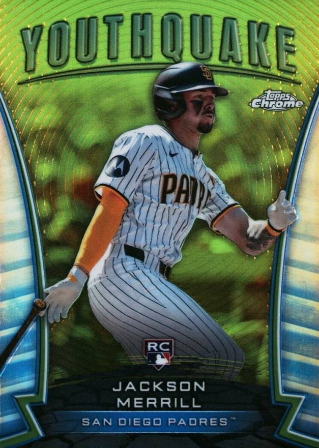 2024 Topps Chrome Youthquake Jackson Merrill #YQ8 Baseball Card