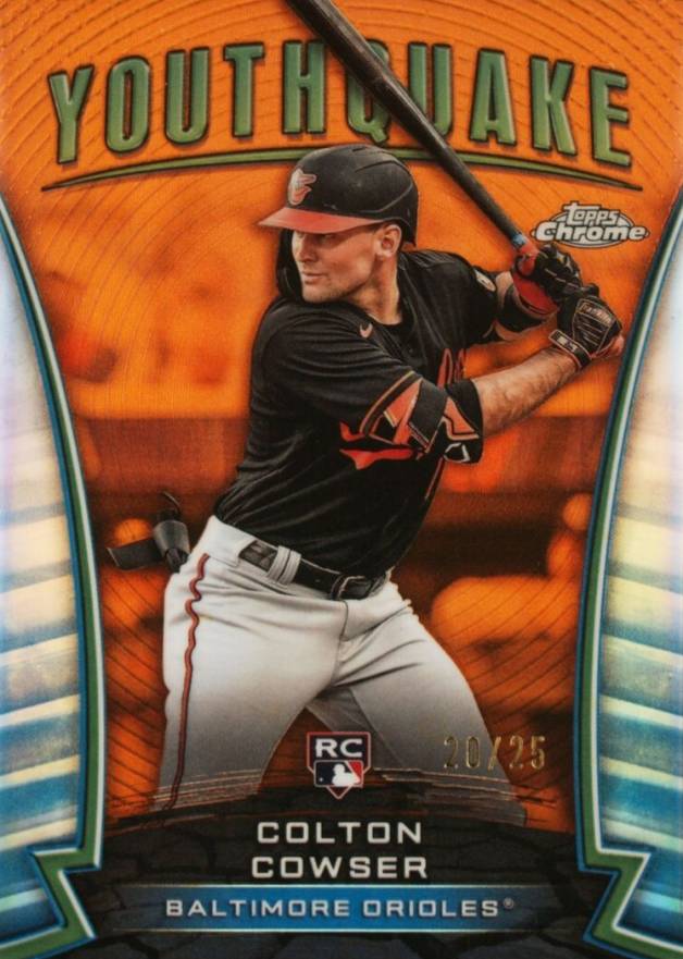 2024 Topps Chrome Youthquake Colton Cowser #YQ4 Baseball Card