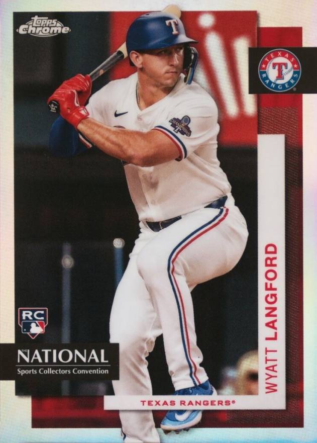 2024 Topps National Sports Collectors Convention Silver Pack Veterans and Rookies Wyatt Langford #11 Baseball Card