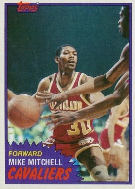 1981 Topps Mike Mitchell #9 Basketball Card