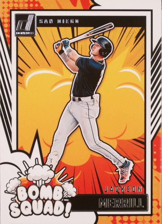 2024 Panini Donruss Bomb Squad Jackson Merrill #4 Baseball Card