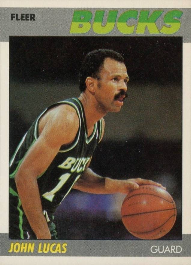 1987 Fleer John Lucas #66 Basketball Card