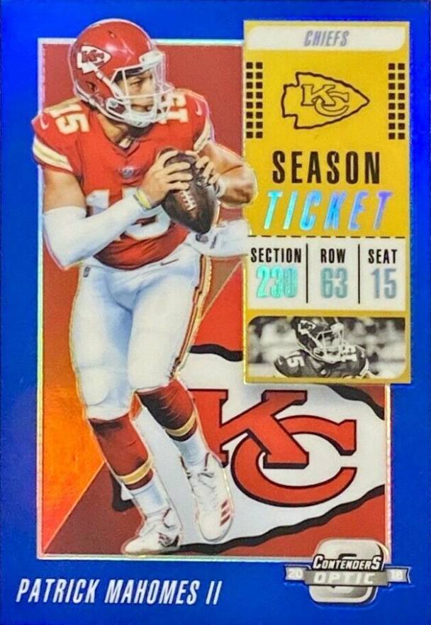 2018 Panini Contenders Optic Patrick Mahomes II #48 Football Card