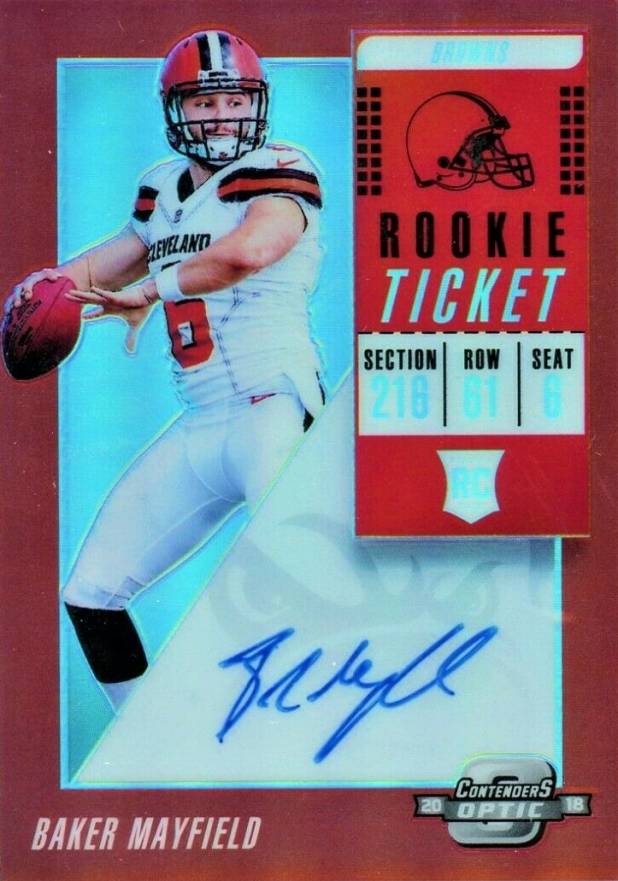 2018 Panini Contenders Optic Baker Mayfield #101 Football Card