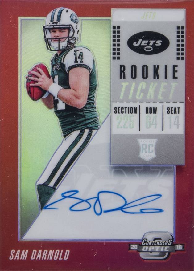 2018 Panini Contenders Optic Sam Darnold #103 Football Card