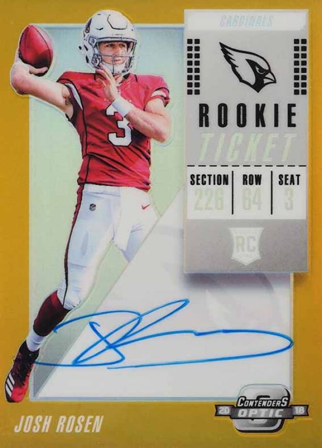 2018 Panini Contenders Optic Josh Rosen #106 Football Card