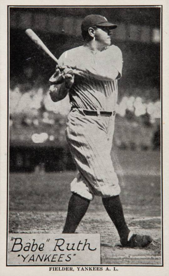 1928 R315 Babe Ruth # Baseball Card