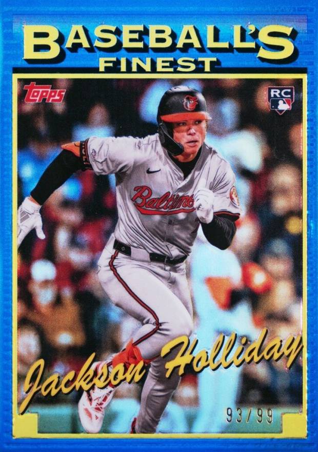 2024 Topps Finest What If 1993 Finest Prototypes Jackson Holliday #93-25 Baseball Card