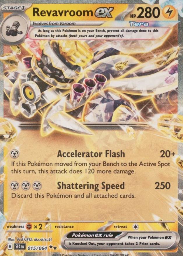 2024 Pokemon Sfa EN-Shrouded Fable Revavroom EX #015 TCG Card