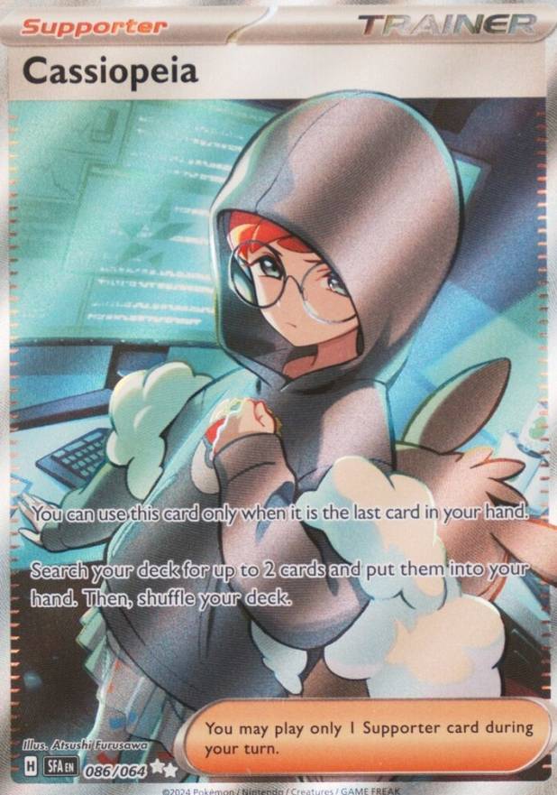 2024 Pokemon Sfa EN-Shrouded Fable Cassiopeia #086 TCG Card