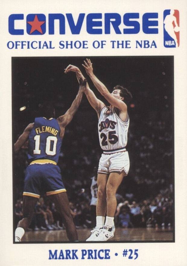 1989 Converse Mark Price # Basketball Card