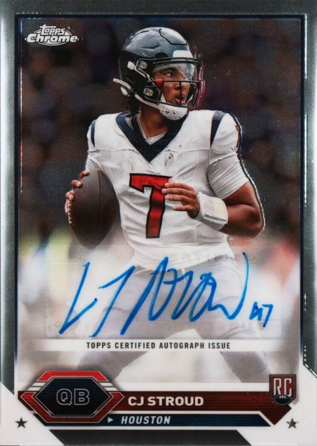 2023 Topps Composite Topps Chrome Autographs CJ Stroud #TCACS Football Card