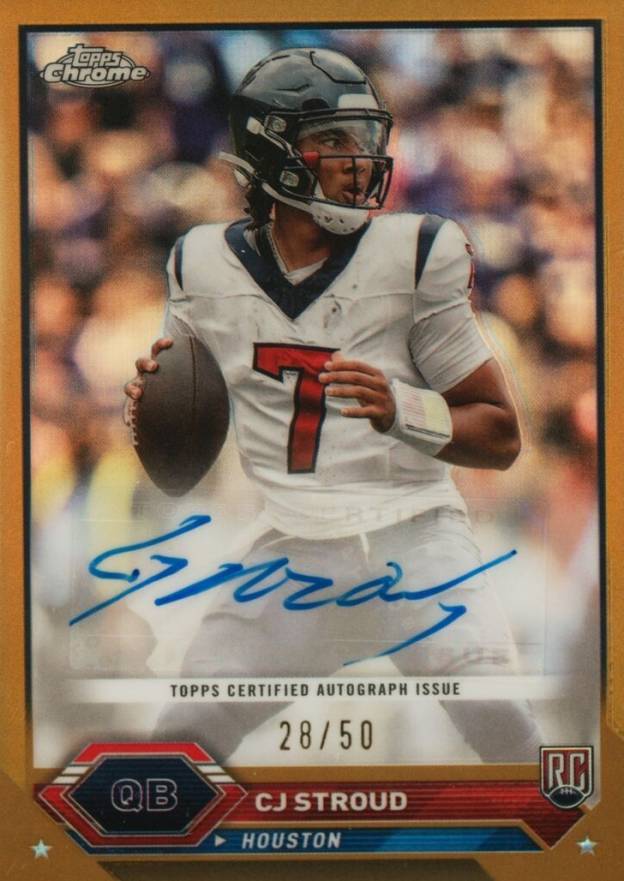 2023 Topps Composite Topps Chrome Autographs CJ Stroud #TCACS Football Card