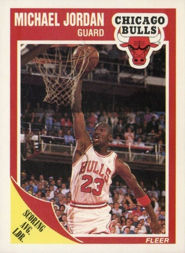 1989 Fleer Michael Jordan #21 Basketball Card