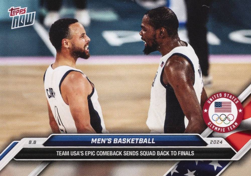 2024 Topps Now Olympic Games Men's Basketball #23 Basketball Card