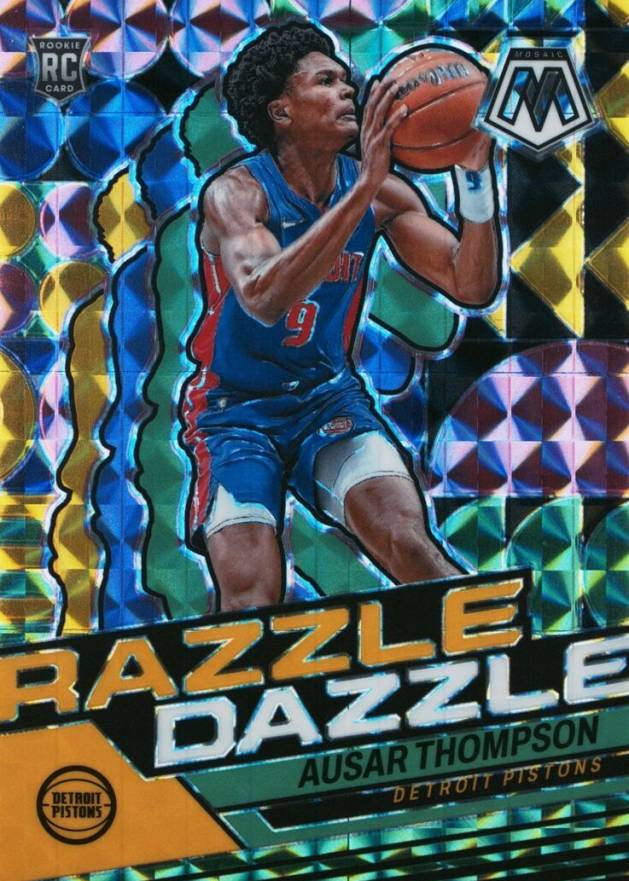 2023 Panini Mosaic Razzle Dazzle Ausar Thompson #8 Basketball Card