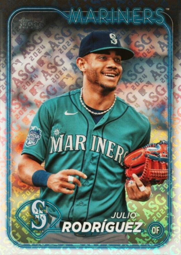 2024 Topps All-Star Game Complete Set Image Variations Julio Rodriguez #1 Baseball Card