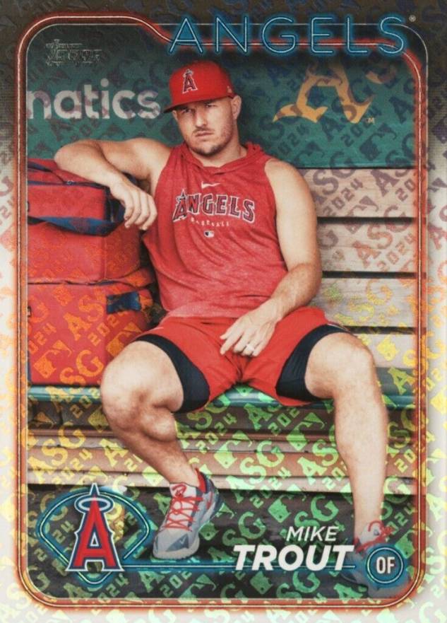 2024 Topps All-Star Game Complete Set Image Variations Mike Trout #3 Baseball Card