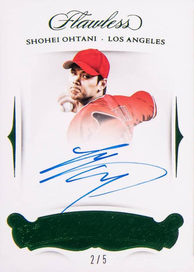 2018 Panini Flawless Flawless Signatures Shohei Ohtani #FS-SO Baseball Card