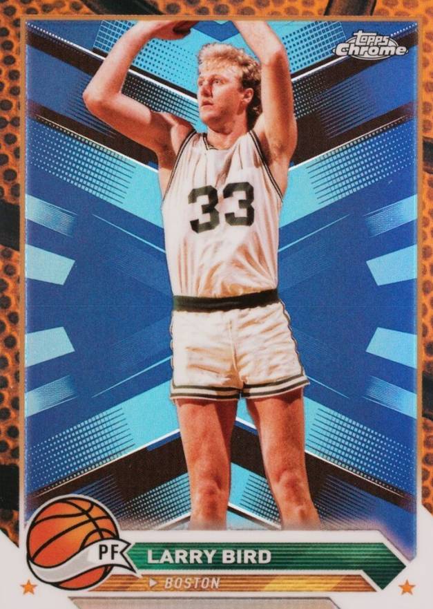 2023 Topps Chrome Larry Bird #175 Basketball Card