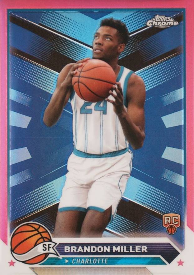 2023 Topps Chrome Brandon Miller #127 Basketball Card