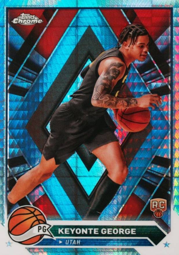 2023 Topps Chrome Keyonte George #153 Basketball Card