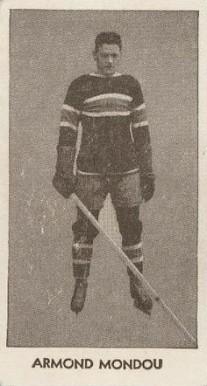 1933 V129 Anonymous Armand Mondou #44 Hockey Card