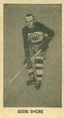 1933 V129 Anonymous Eddie Shore #37 Hockey Card