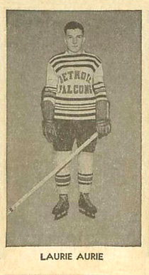1933 V129 Anonymous Laurie Aurie #19 Hockey Card