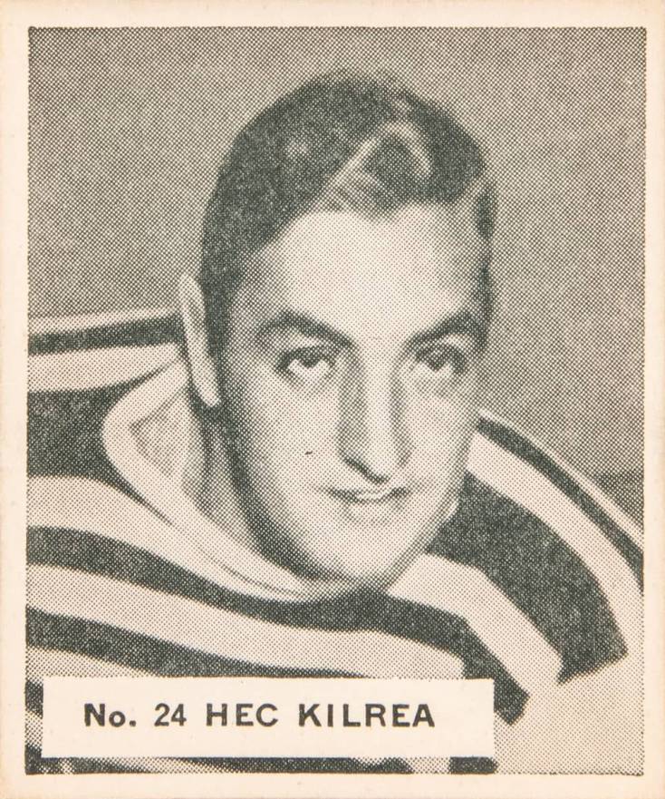1937 World Wide Gum Hec Kilrea #24 Hockey Card