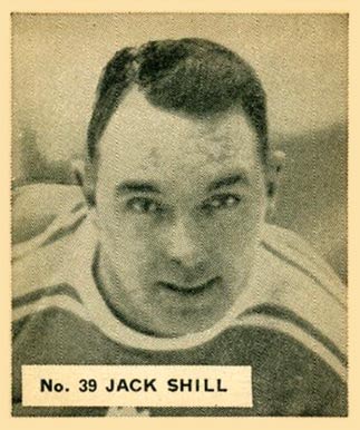 1937 World Wide Gum Jack Shill #39 Hockey Card