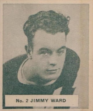 1937 World Wide Gum Jimmy Ward #2 Hockey Card
