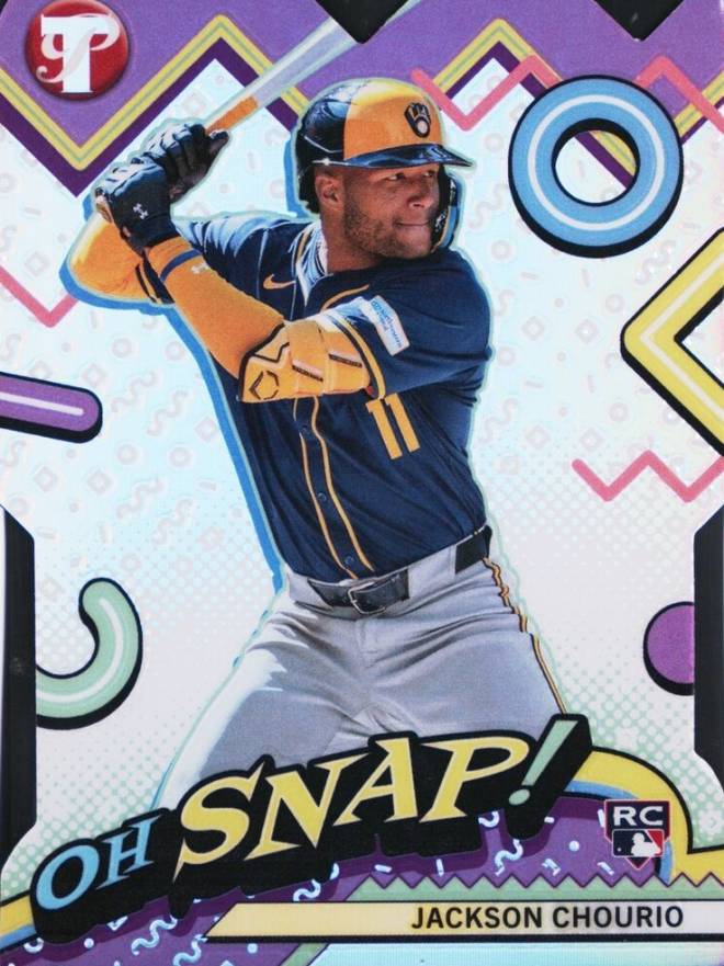 2024 Topps Pristine Oh Snap! Jackson Chourio #OH17 Baseball Card