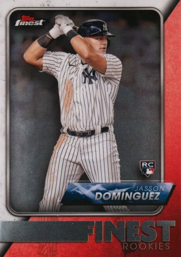 2024 Topps Finest Finest Rookie Design Variation Jasson Dominguez #FRD1 Baseball Card