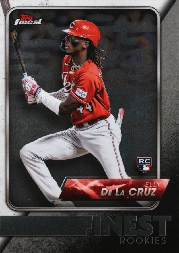 2024 Topps Finest Finest Rookie Design Variation Elly de La Cruz #FRD16 Baseball Card