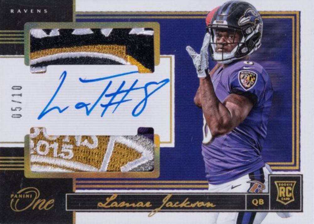 2018 Panini One Lamar Jackson #66 Football Card