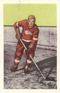 1952 Parkhurst Johnny Wilson #89 Hockey Card